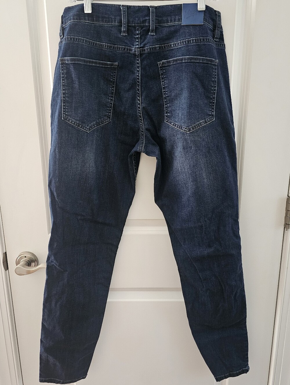 MUGSY Fultons Tapered Mens Denim Blue Jeans - 34x34